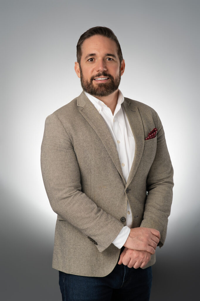 Adam Dalrymple, President of B.C. Crown Counsel Association, poses for an executive headshot.