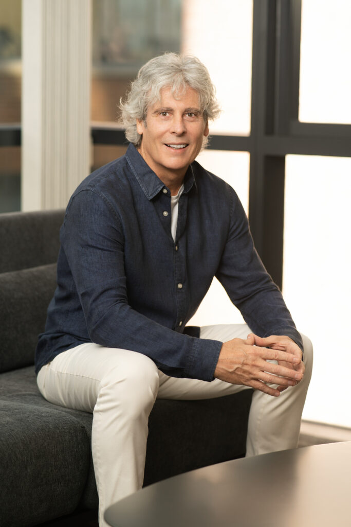 Alan Roberts, CEO of ShiftIQ, in a relaxed, environmental tech founder portrait.